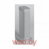 Мини-колонна 0,3m, 2 секции, корпус и крышка из алюминия, цвет алюминий