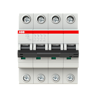 Автоматический выключатель ABB S204-C80 4P C 80A 6kA 4M