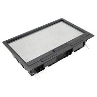 Лючок напольный DKC c изменяемой глубиной, 16 модулей