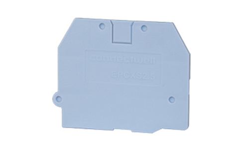 Крышка концевая Connectwell EPCXS2.5 /1,5mm, для клемм CXS2.5,CXSG2.5,CXS4,CXSG4, серая