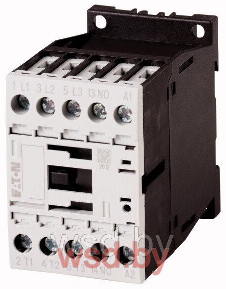 Контактор DILM12-01(230V50HZ,240V60HZ), 3P, 12A/(20A по AC-1), 5.5kW(400VAC), 230V50Hz/240V60Hz, 1NC