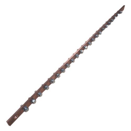 Шина ГЗШ 500х50х5, 22хМ6, медная, с изоляторами Шина ГЗШ 500х50х5, 22хМ6, медная, с изоляторами