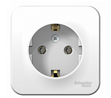 BLANCA Открытой Установки РОЗЕТКА с заземлением без шторок, 16А, 250В, БЕЛЫЙ (Schneider Electric) Systeme Electric