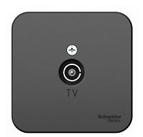 BLANCA Открытой Установки КОННЕКТОР ТВ, АНТРАЦИТ (Schneider Electric) Systeme Electric