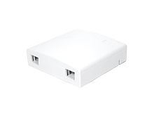 Розетка Mutlusan Rita оптическая двойная, слоновая кость