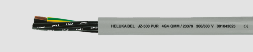 Кабель OZ-500 PUR устойчивый к порезам, хладагентам с разметкой метража 5x0.5
