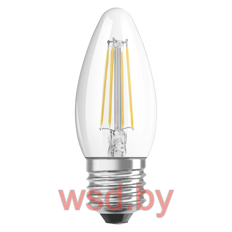 Лампа светодиодная LSCLB75 6W/865 230V FILCL E27 10X1RU OSRAM