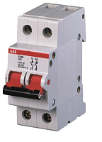 Выключатель нагрузки E202/125r, 2P, 125A, 10kA, 2M ABB