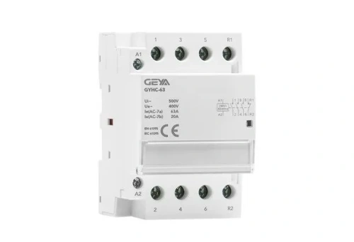 Контактор модульный GEYA GYHC-4P, 63A, 3NO+1NC, 230VAC, 3M
