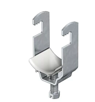 Скоба 2056 22 FT зажимная, диапазон зажима Ø16-22мм, под шлиц 16-17мм, гор. оцинк. (OBO Bettermann)