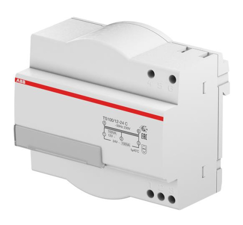 Трансформатор модульный ABB TS 100/12-24C, 230/24 (2х12)В, 100ВА, 6М