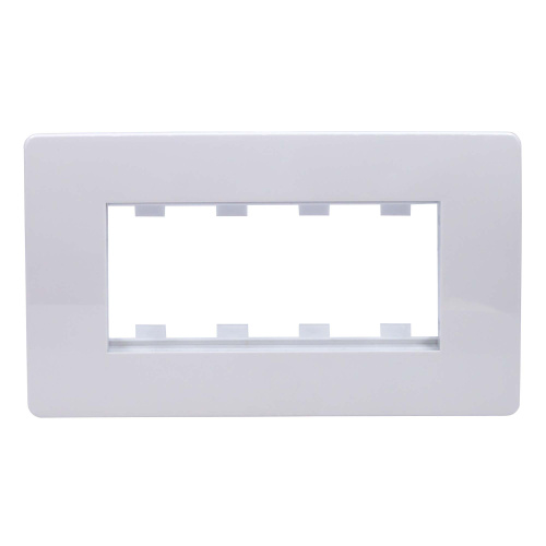 Каркас DKC в сборе с рамкой под 4 модуля VIVA (для монтажа ЭУИ в коробки код 10143)