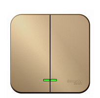 BLANCA Открытой Установки 2-клавишный выключатель, 10А, 250B, ТИТАН (Schneider Electric) Systeme Electric