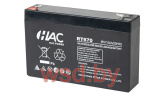 Батарея аккумуляторная HAC RT670, F1, 6V/7Ah, 151x34х94(100) ДхШхВ, 1.0 кг, 6-8 лет