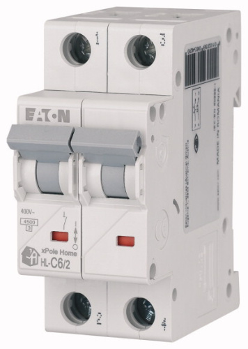 Авт. выключатель EATON HL-C32/2, 2P, 32A, хар-ка C, 4.5kA, 2M