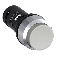 Кнопка CP1-10W-01, белая, без фиксации, 1NC, 1A, IP66, пластик, 22mm