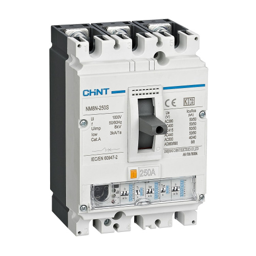 Автоматический выключатель CHINT NM8N-250S EN 3P 32А 50кА с электр. расцепителем (R)