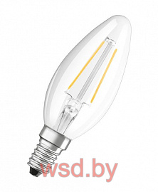 Лампа светодиодная LEDSCLB25 2,5W/840 230V FIL E1410X1 OSRAM