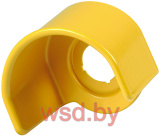 Козырек защитный от случайных нажатий, желтый, для одинарных кнопок 22mm