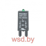 Модуль BMD-LDD1, зеленый LED+диод, 110_240VDC, поляризация +А1/-А2, черный, для STB14, SEB11-E, SUB*-E, GZP8, GZP11, MT 78 740(745)