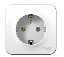 BLANCA Открытой Установки РОЗЕТКА с заземлением без шторок, 16А, 250В, БЕЛЫЙ (Schneider Electric) Systeme Electric