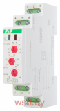 RT-833 Регулятор температуры для управления скоростью вращения вентилятора, диапазон температур +25 до +60°С, выносной датчик, 1 модуль, монтаж на DIN-рейке 12-24В  8А 1NO/NC IP20
