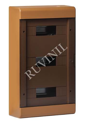 Щиток RUVinil о/п на 36 мод. с двер. 520х303х117,5мм (коричневый) IP45