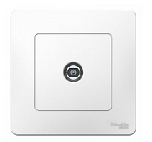 BLANCA Скрытой Установки КОННЕКТОР ТВ, БЕЛЫЙ (Schneider Electric) Systeme Electric