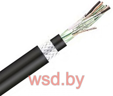 Инструментальный кабель RE-2X(St)YSWBY-fl PiMf 2x2x0,5 для передачи сигналов и данных, экранированный, TKD Kabel Gmbh
