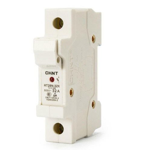 Держатель плавких вставок с индикацией RT28N-32X 10х38 1Р (акция)