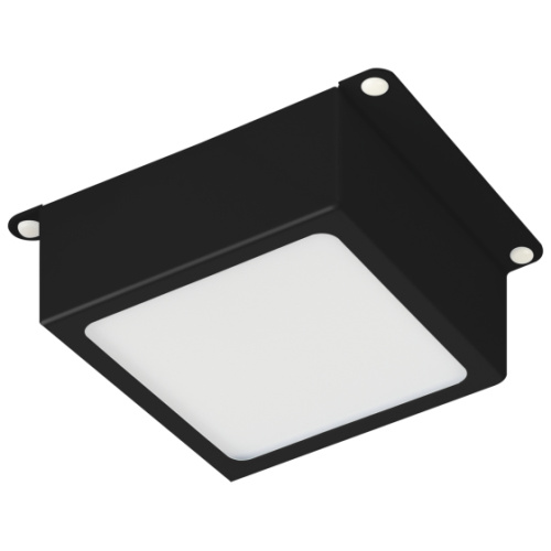 Светильник светодиодный SPO-646-3-4K-B6 36Вт 4000К 3420Лм 89х89мм грильято 100х100 домино черный 6 кубиков драйвер