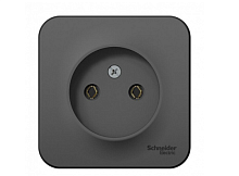 BLANCA Открытой Установки РОЗЕТКА без заземления без шторок, 16А, 250В, АНТРАЦИТ (Schneider Electric) Systeme Electric