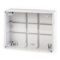 Коробка разветвительная SCABOX 240х190х90mm, IP56, без вводов, прозрачная крышка (Scame)