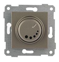 Rita - Светорегулятор (RC) с подсветкой, поворотный, 325 Вт, антрацит