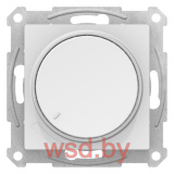 Светорегулятор (диммер) поворотно-нажимной, 630Вт, мех., Белый AtlasDesign Schneider Electric