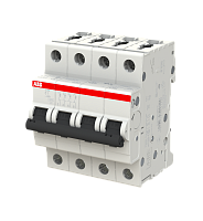 Автоматический выключатель ABB S204-C1 4P C 1A 10kA 4M