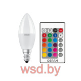 Лампа светодиодная LEDSCLB40REM 4,9W/827 230V FR E143X2 OSRAM