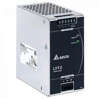 Блок питания импульсный Delta Lyte, 240W, 10А, 85_264VAC (120_375VDC) / 24VDC, DIN35, реле DC OK, винт. клеммы, сталь. корпус