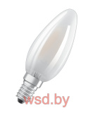Лампа светодиодная LEDSCLA75 7,5W/840 230VGLFR E2710X1 OSRAM