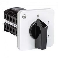Переключатель Rade Koncar BS 16 135 U, 3P, 20A, тип 0-1-2 (60°), 3NO на 1_2, 7.5kW(400VAC по АС-23), на дверь, фронт IP40