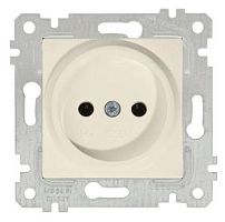 Розетка Mutlusan Rita 2P, слоновая кость