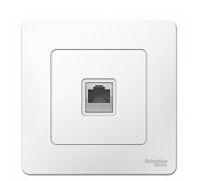 BLANCA Скрытой Установки Розетка телефонная RJ11, БЕЛЫЙ (Schneider Electric) Systeme Electric