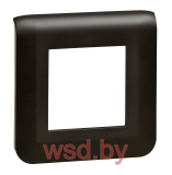 Mosaic - Рамка 2М, матовый черный (суппорт 80251)	