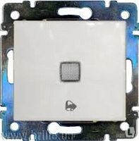 Legrand Legrand Valena - Кнопка с подсветкой и пиктограммой звонка, белый