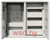 Корпус металлический две двери 520х585х160 3-фазн. 48 мод. IP31 ЩРУН-3/48, DEKraft, Белый, 30404DEK
