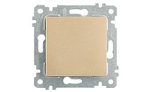 Выключатель Mutlusan Rita, пруж. зажимы, золото доре