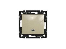 Legrand Valena - Кнопка с символом звонка, слоновая кость