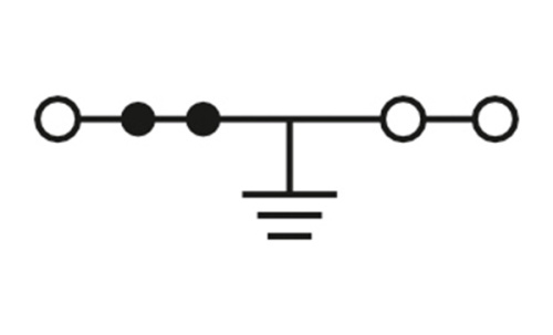 Клемма защитного проводника Connectwell CPG1.5/3 /3,5x56,1mm, push-in, 3 присоед., 1,5(max 2,5)mm2, желто-зеленая фото 2
