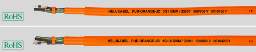 PUR-ORANGE-JB 5G16, устойчивый к истиранию, к охлаждающей жидкости, с разметкой метража,