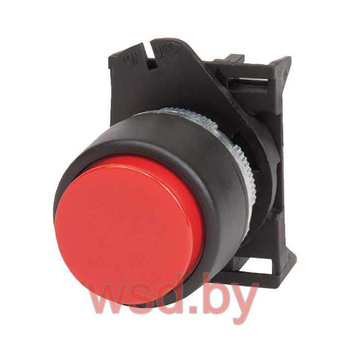 Кнопка CP, красная, без фиксации, плоская, 1NC, 4A 230V AC15, 22mm, IP65